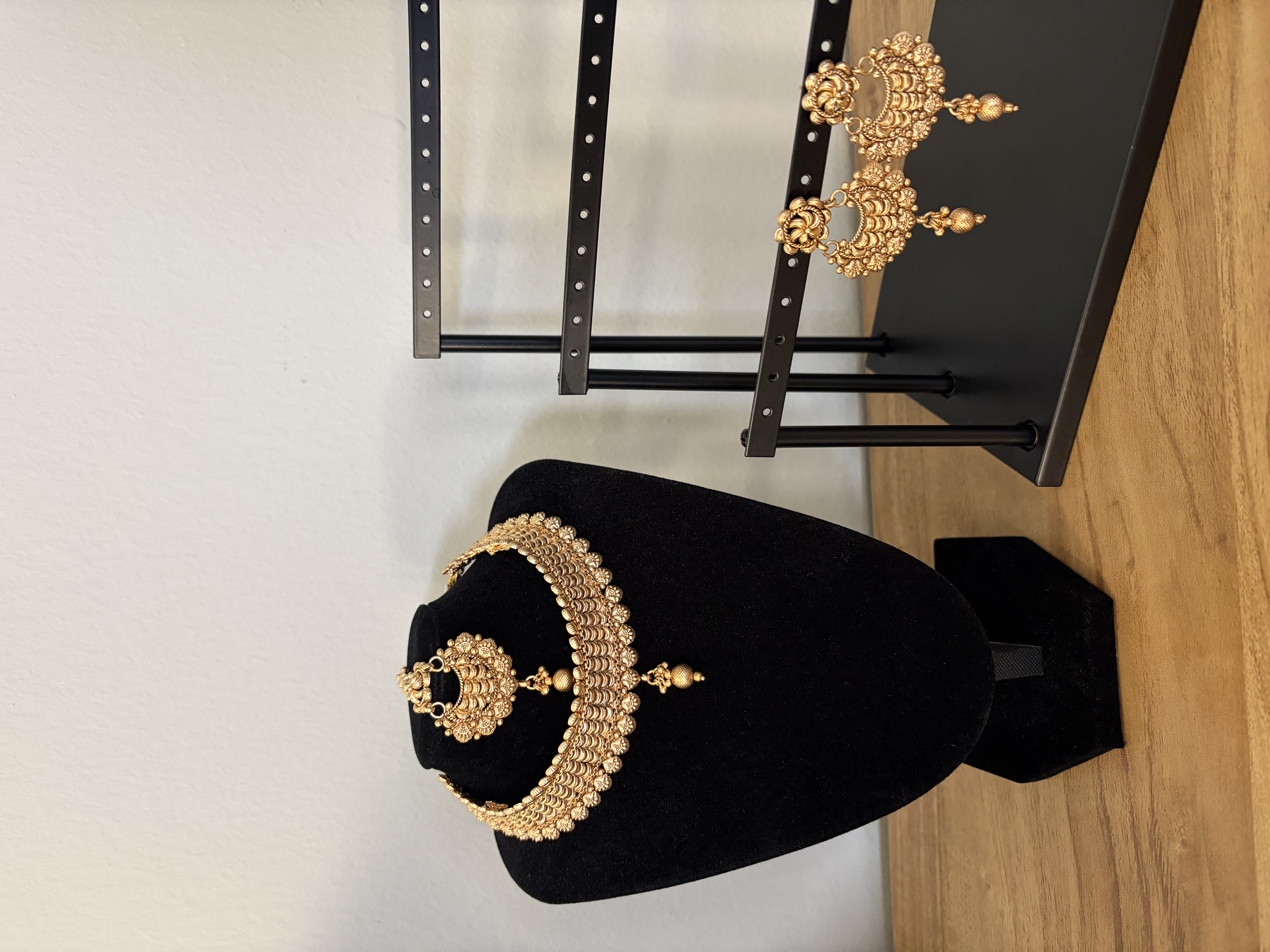 Gold Kundan Coin Choker Set